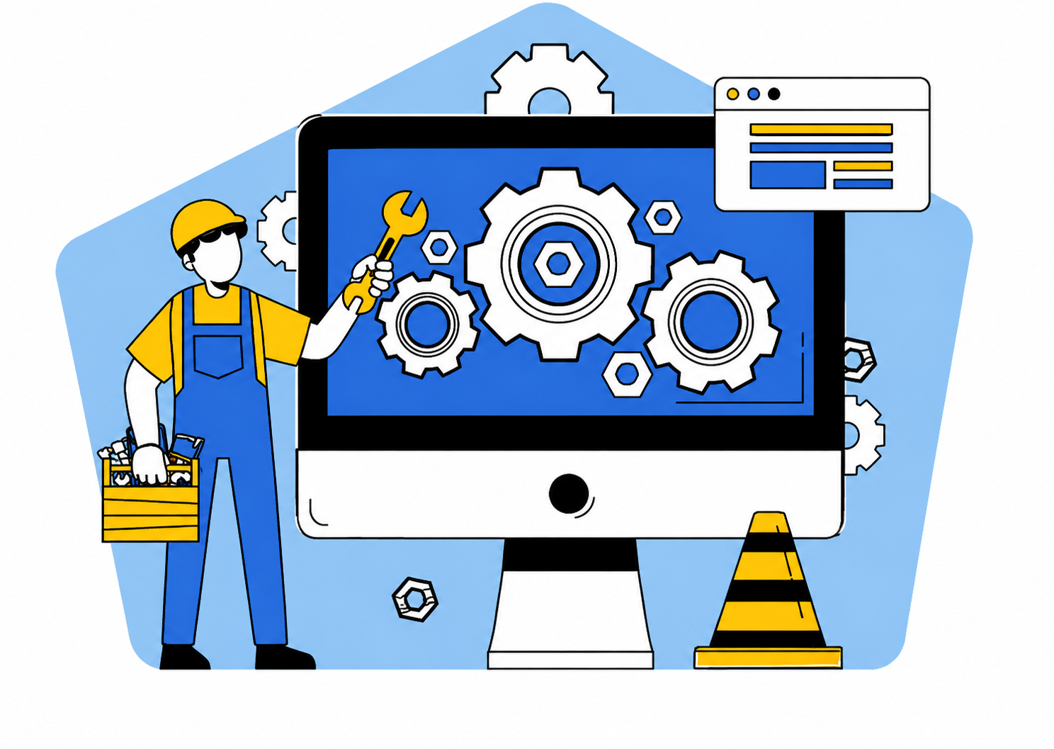 IT Work Order Ilustrasi